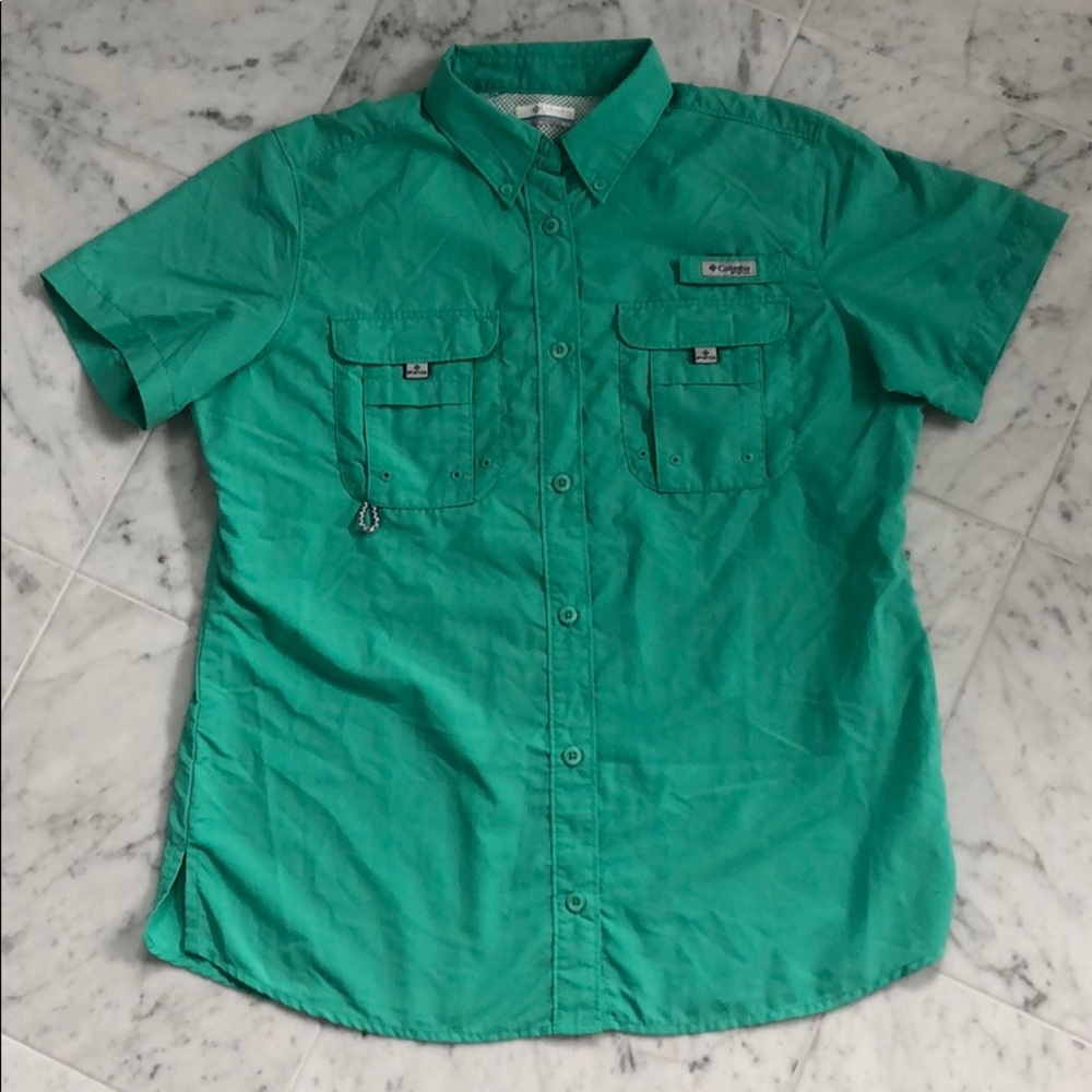 Columbia PFG short sleeve shirt- size M